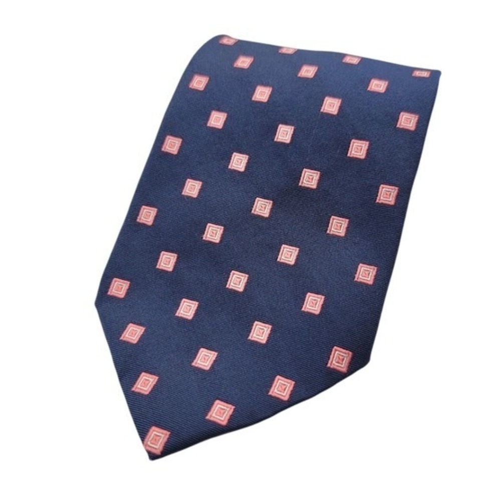 Mens Brooks Brothers Makers Navy Red Gray Silk‎ Tie